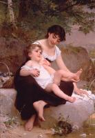 Emile Munier - mother and child